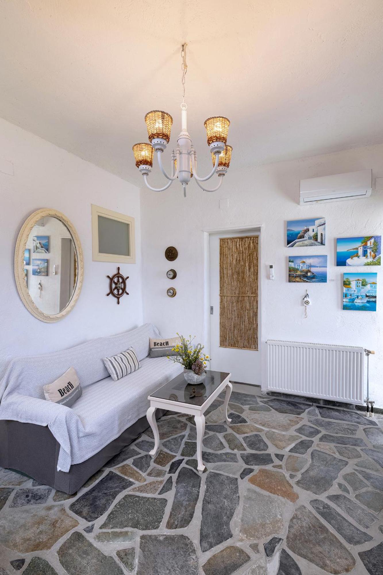 Aegean View - Seaside Apartment In Syros Azolimnos Exterior foto