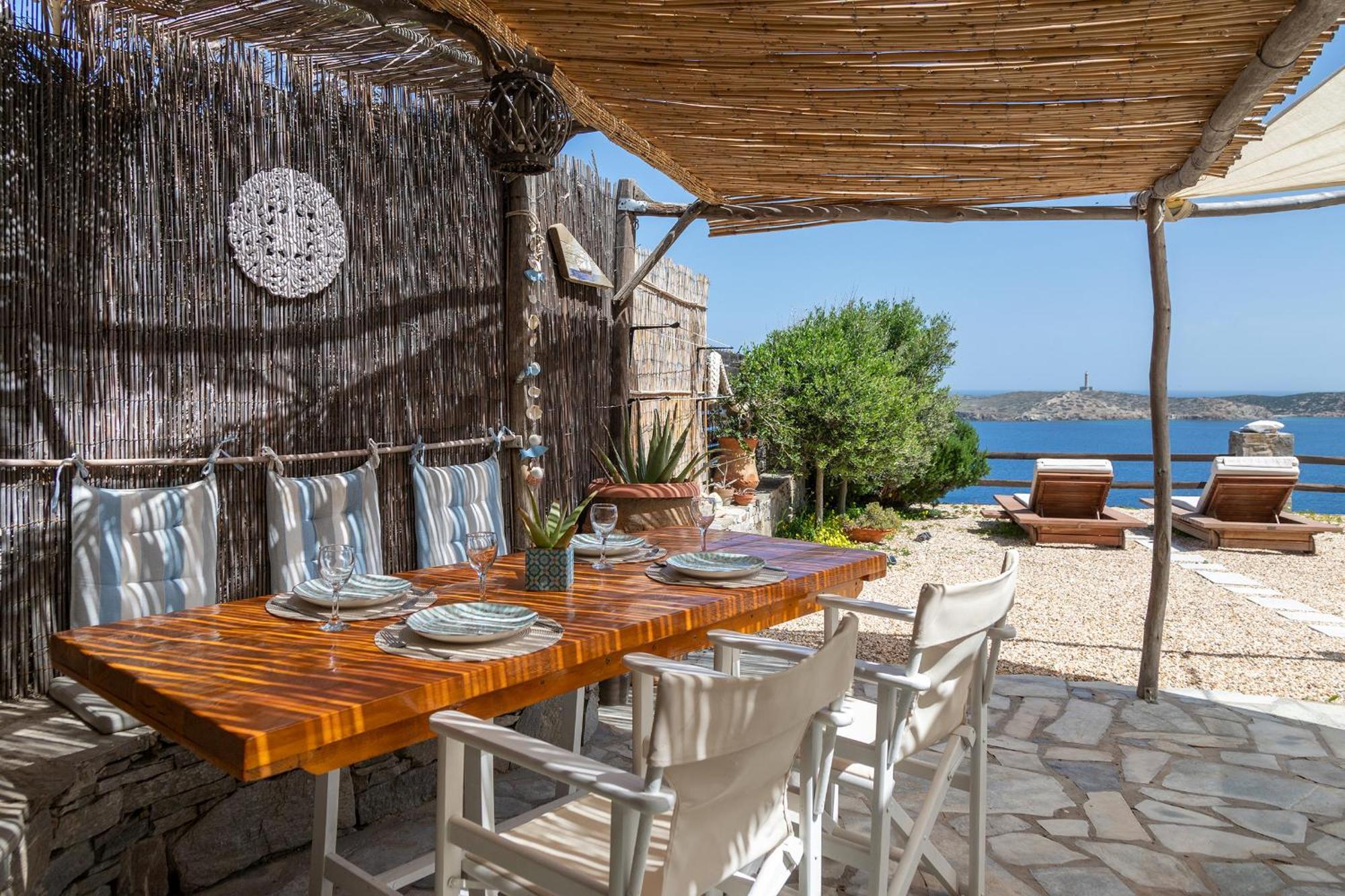 Aegean View - Seaside Apartment In Syros Azolimnos Exterior foto