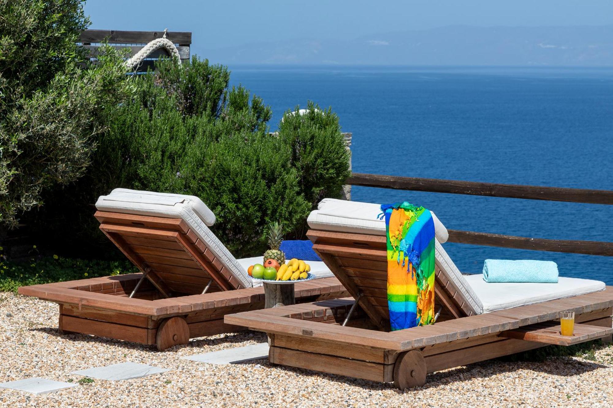 Aegean View - Seaside Apartment In Syros Azolimnos Exterior foto
