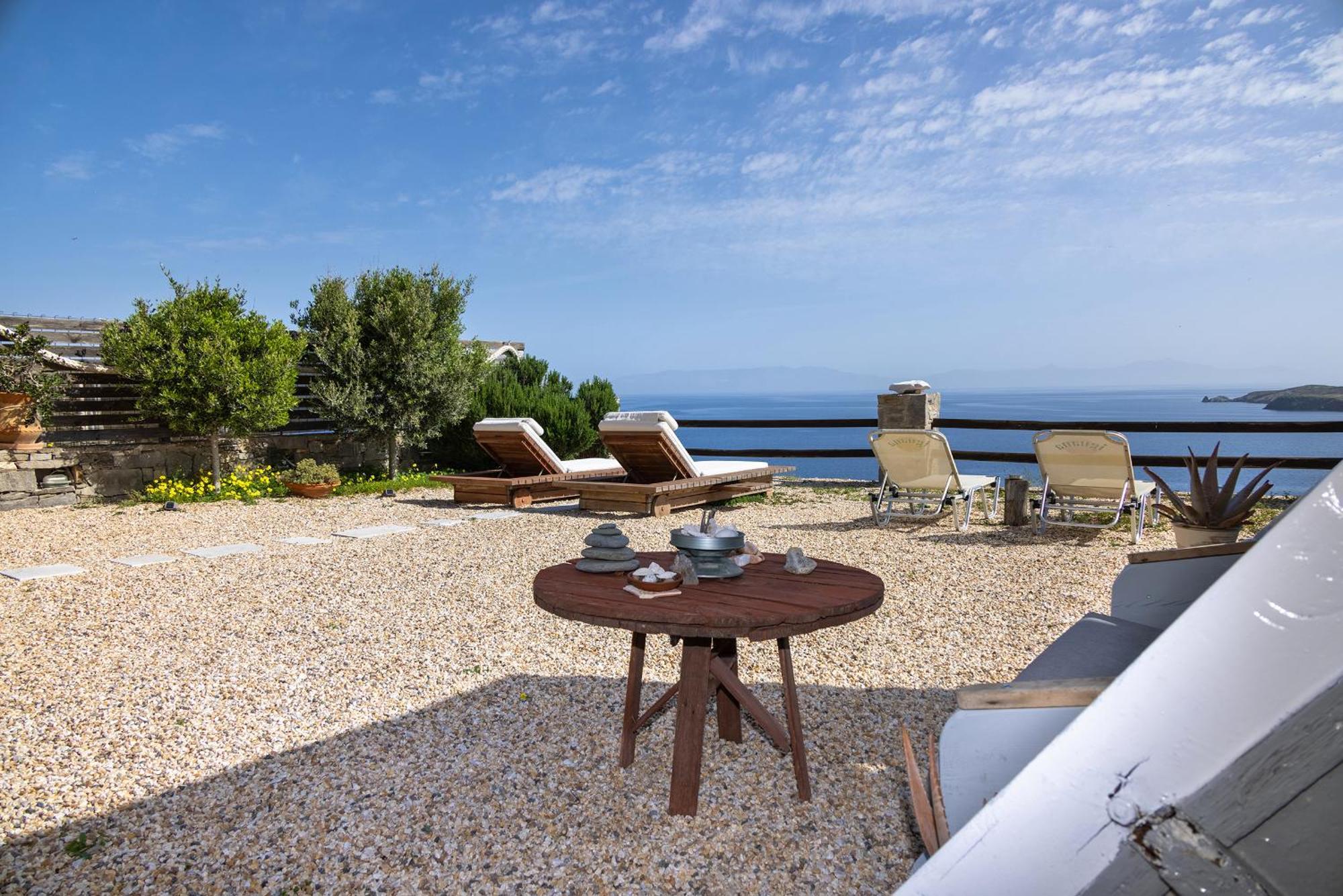 Aegean View - Seaside Apartment In Syros Azolimnos Exterior foto